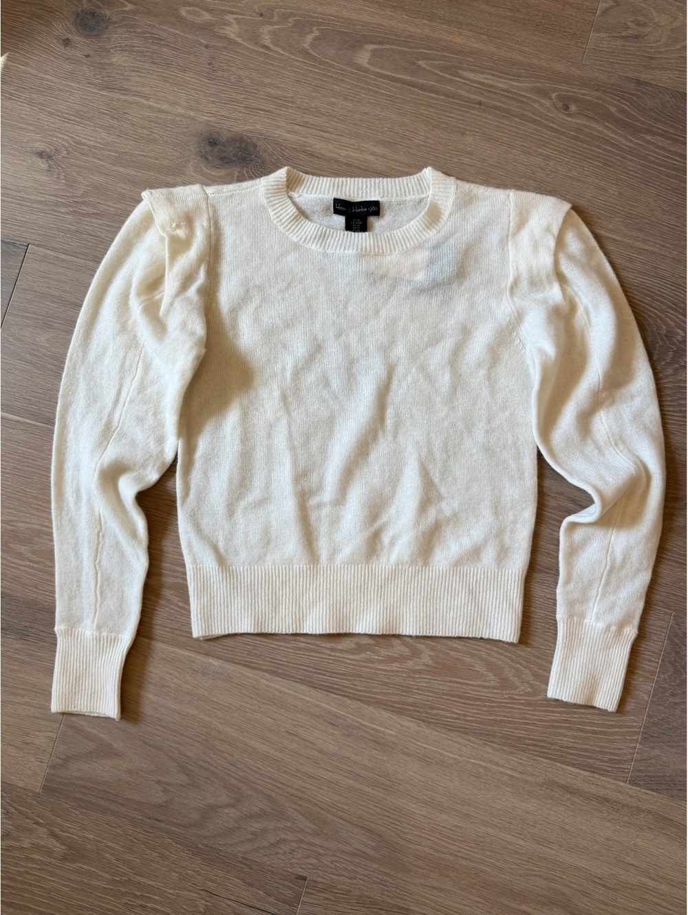 House of Harlow cream cashmere sweater NWT size XS